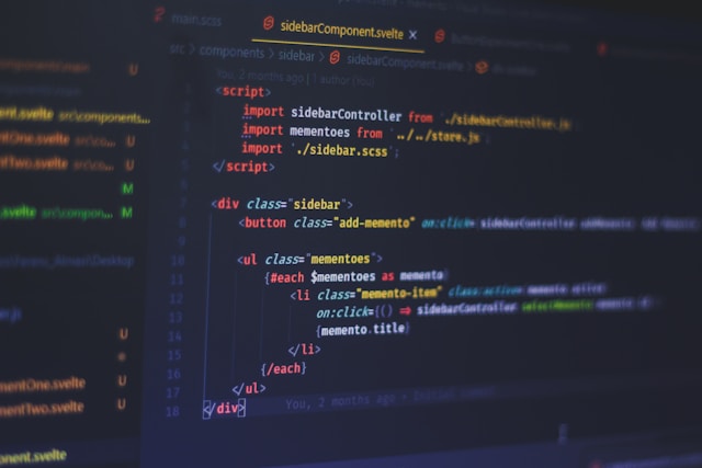 image of an IDE